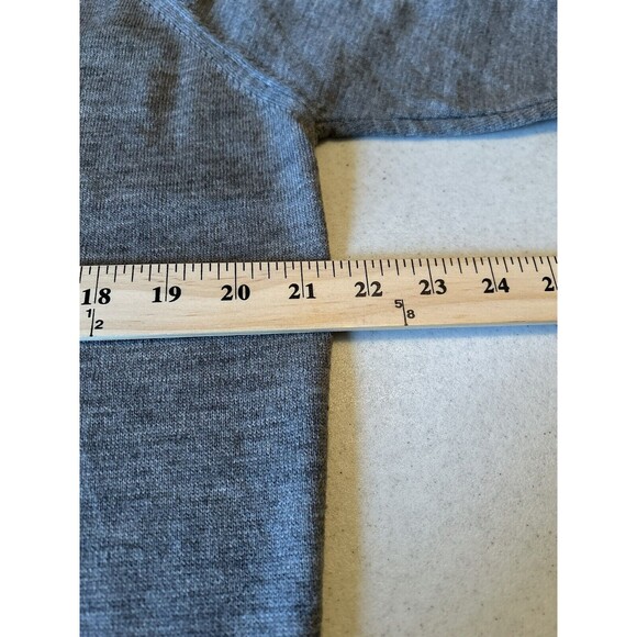 Glen Carron V Neck Wool Sweater Mens XXL Gray 100% Pure New Wool Vintage - Picture 5 of 7